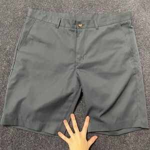 Extracurricular Shorts Mens 36 Gray Polyester Chino Flat Front Casual Golf